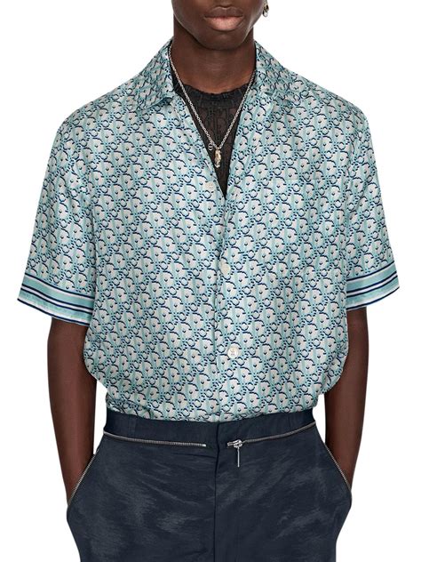 dior oblique pixel hawaiian shirt|Dior Oblique Pixel Hawaiian Shirt Multicolor Silk Twill .